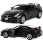 Металева інерційна машинка Kinsmart Nissan GT-R R35 1:36, чорний Металева інерційна машинка Kinsmart Nissan GT-R R35 1:36, чорний