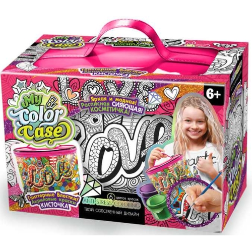 Косметичка-розфарбування "My Color Case" від Danko Toys - творчий набір