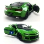 Металева інерційна машинка Kinsmart Chevrolet Camaro ZL1 1:38, зелена Металева інерційна машинка Kinsmart Chevrolet Camaro ZL1 1:38, зелена