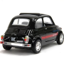 Інерційна металева машинка Kinsmart Fiat 500 1957, 1:24, чорна Інерційна металева машинка Kinsmart Fiat 500 1957, 1:24, чорна