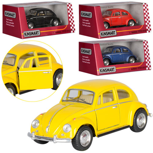 Інерційна модель KINSMART 1967 Volkswagen Beetle 1:32, колекційна автівка