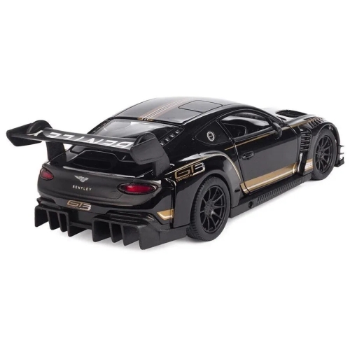 Металева інерційна машинка Kinsmart Bentley GT3 1:38, Чорна
