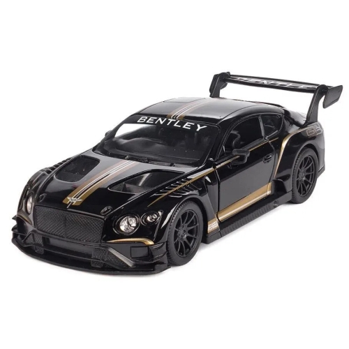 Металева інерційна машинка Kinsmart Bentley GT3 1:38, Чорна