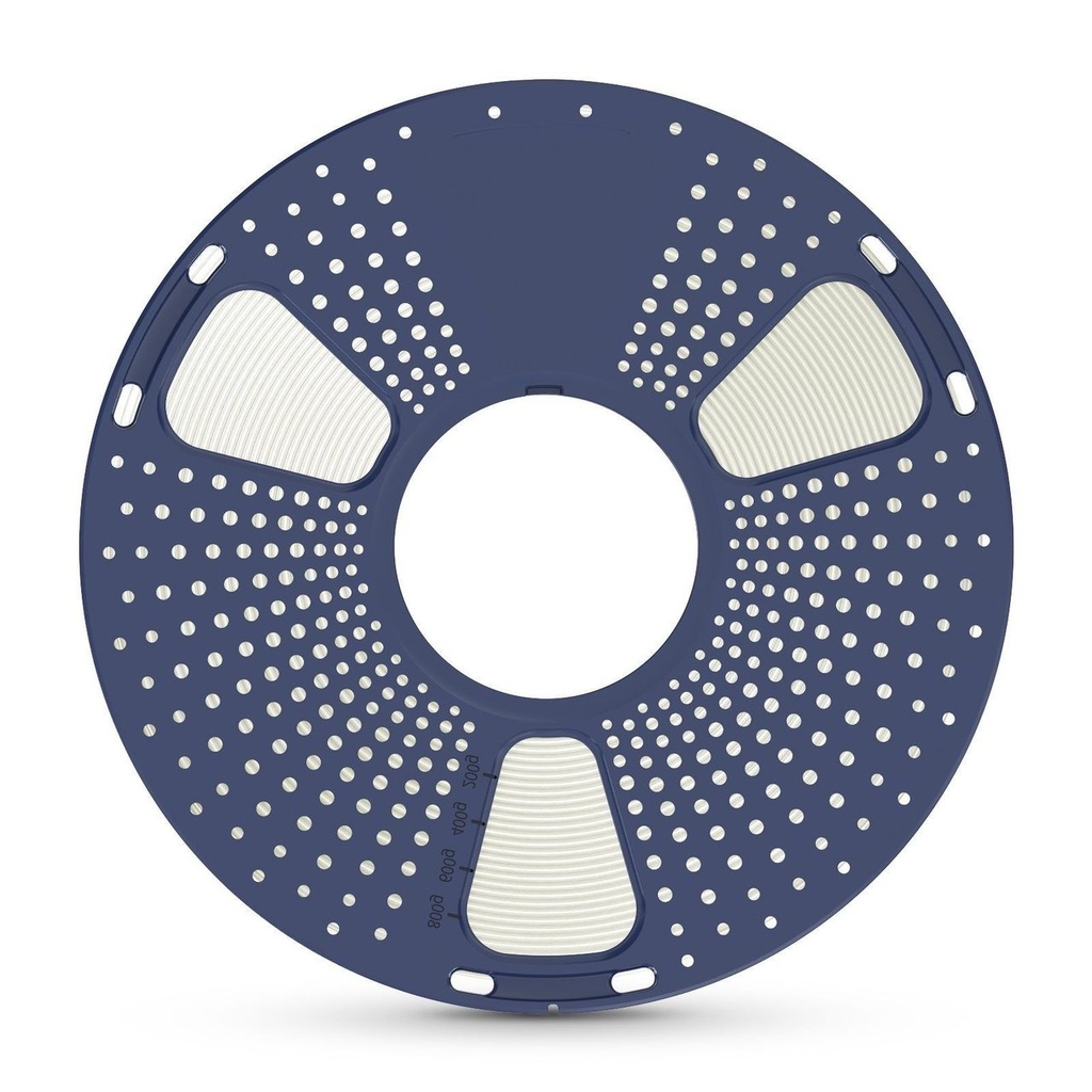 Filament SUNLU PLA Neon 1.75 mm White to Blue/ Glow In The Dark White (White to Blue), 1 kg — photo 4