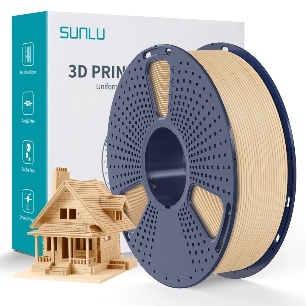 Filament SUNLU PLA WOOD 1.75 mm Wood, 1 kg — photo 2