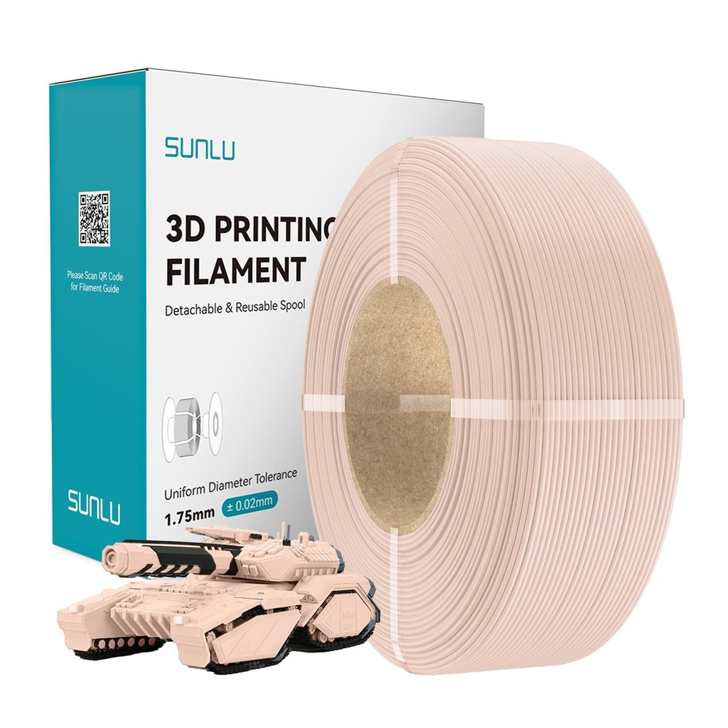 Filament SUNLU PLA Refill 1.75 mm Beige, 1 kg — photo 2