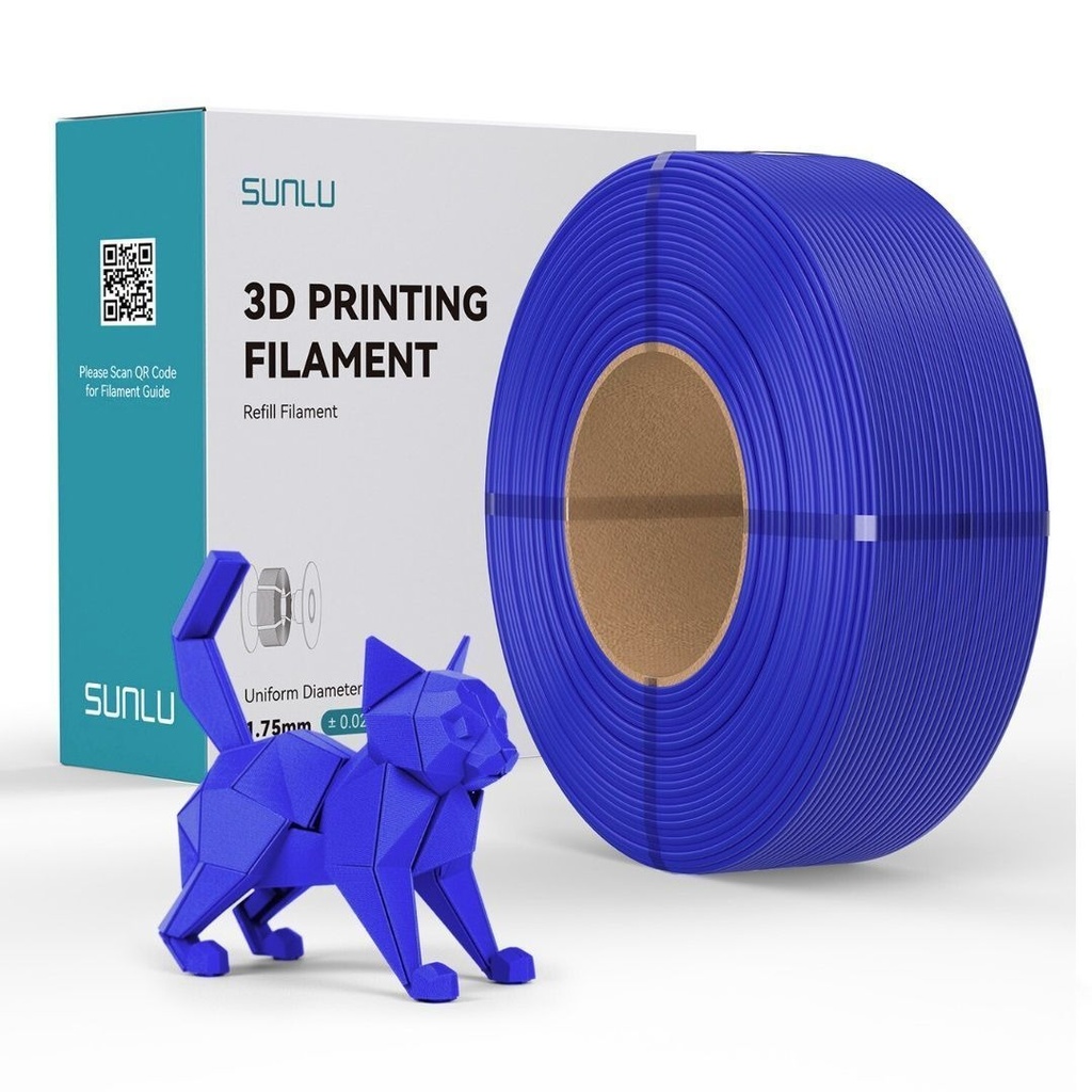 Filament SUNLU PLA Refill 1.75 mm Blue/Klein Blue, 1 kg — photo 2