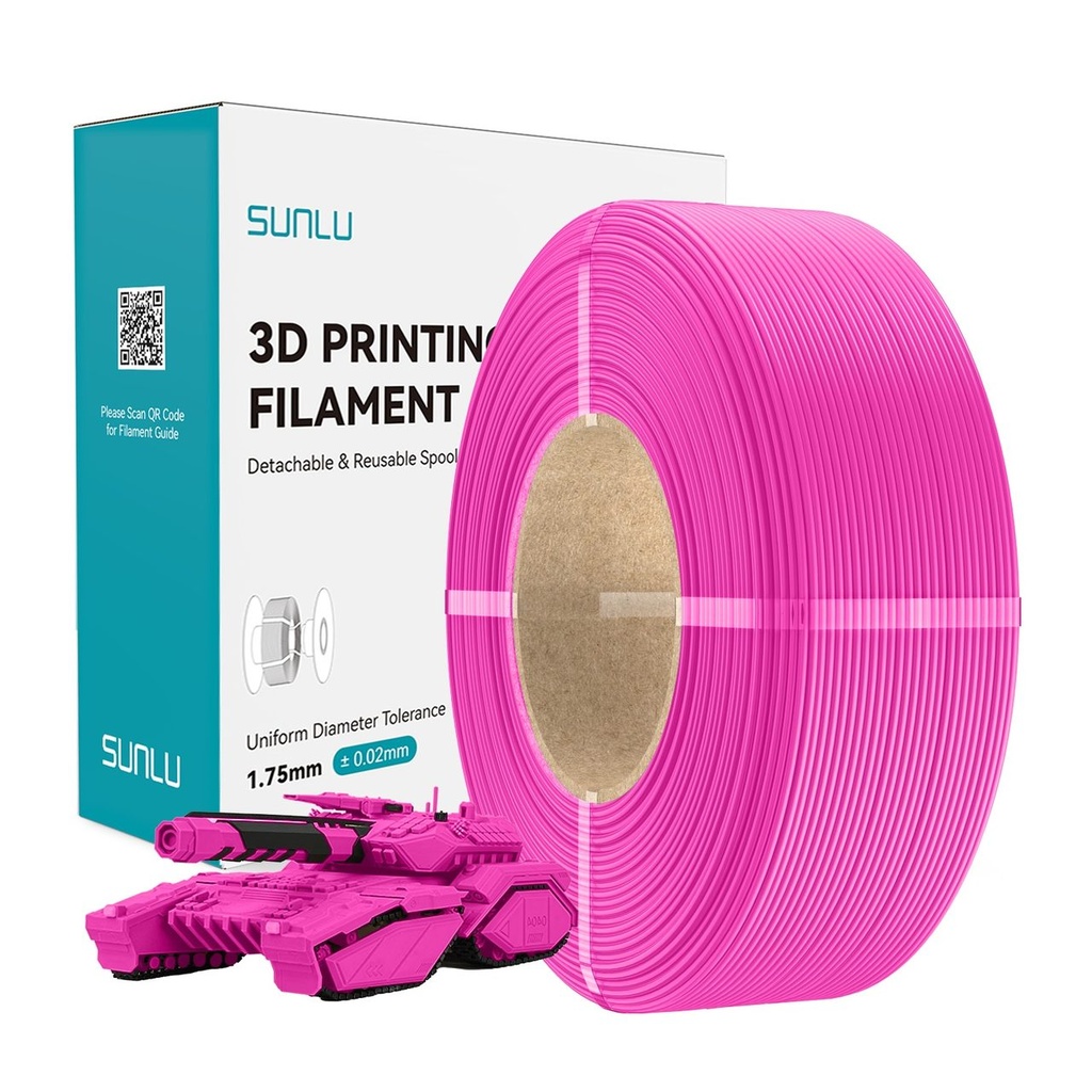 Filament SUNLU PLA Refill 1.75 mm Magenta, 1 kg — photo 2