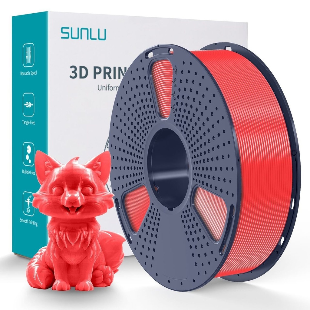 Filament SUNLU PETG Cherry-Red 1 kg — photo 2