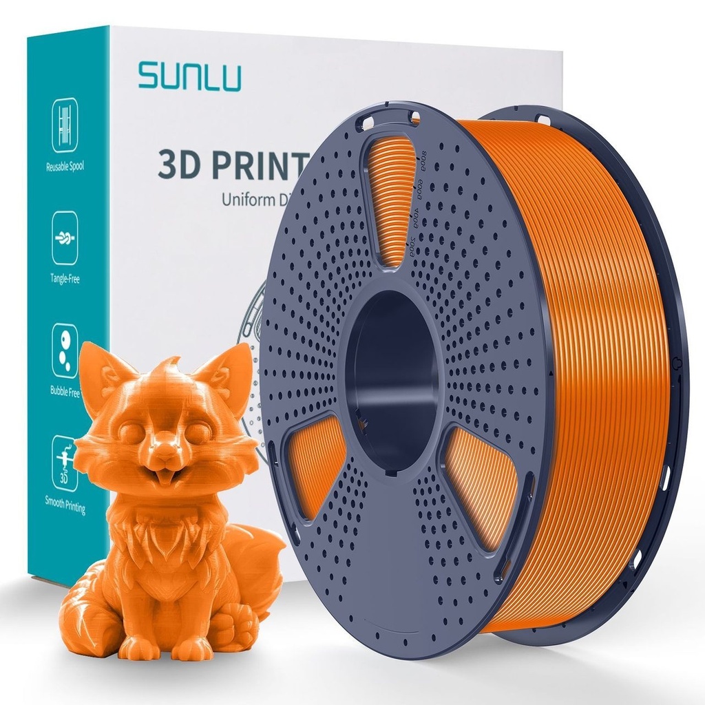 Filament SUNLU PETG 1.75 mm Orange, 1 kg — photo 2