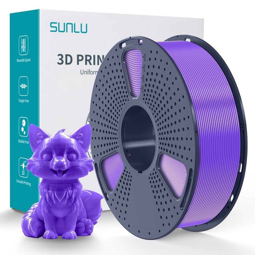 Filament SUNLU PETG 1.75 mm Purple, 1 kg — photo 2