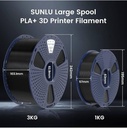 Filament SUNLU PETG 1.75 mm Black, 3 kg — photo 4