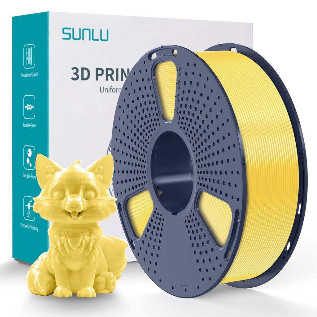 Filament SUNLU PETG 1.75 mm Lemon-Yellow, 1 kg — photo 2