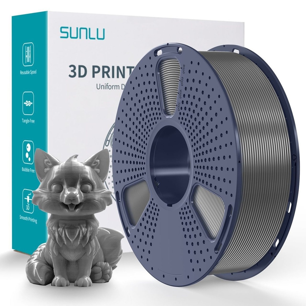 Filament SUNLU PETG 1.75 mm Grey, 3 kg — photo 2