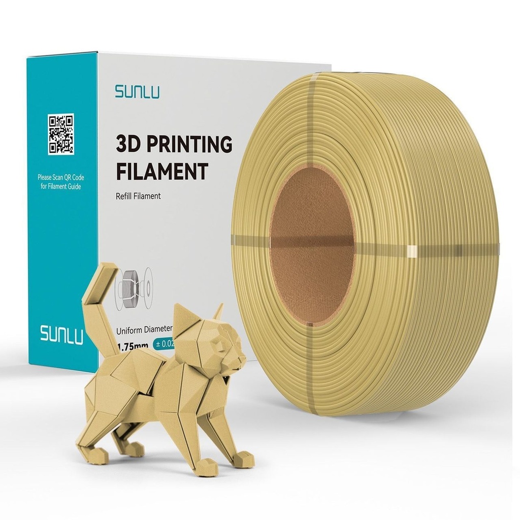 Filament SUNLU REFILLS PETG 1.75 mm Khaki, 1 kg — photo 2