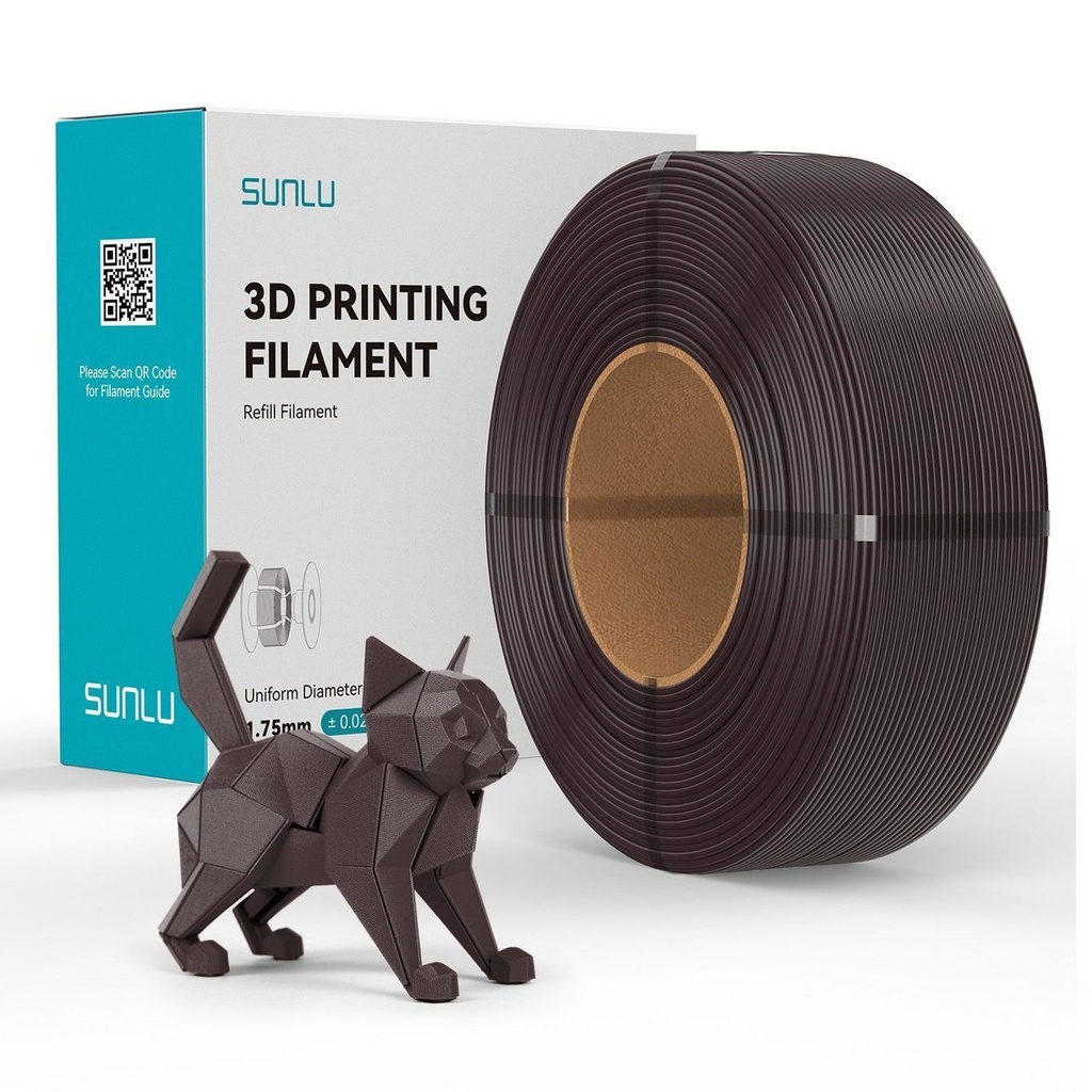 Filament SUNLU REFILLS PETG 1.75 mm Roasted Chestnut, 1 kg — photo 2