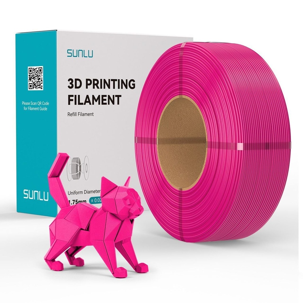 Filament SUNLU REFILLS PETG 1.75 mm Magenta, 1 kg — photo 2