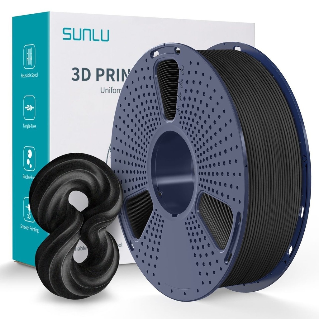 Filament SUNLU PETG Carbon Fiber Reinforced Carbon Black, 1 kg — photo 2
