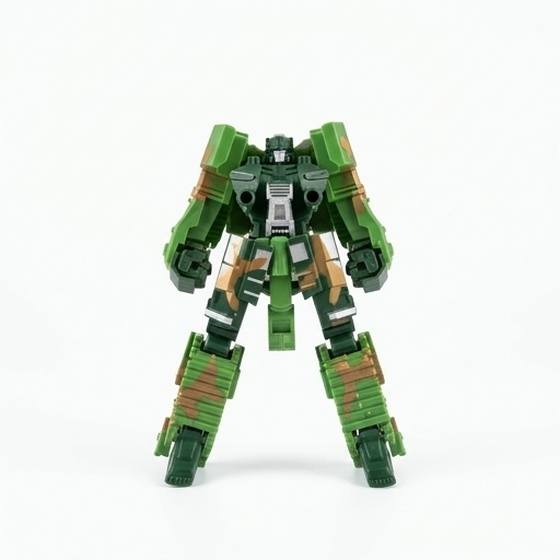 Green robot front — Gemini studio