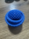 3D Printed Blue Fidget Toy - texture view