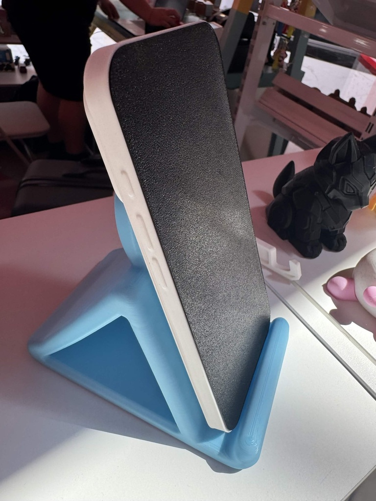 3D Printed Blue Bunny Phone Stand photo 3