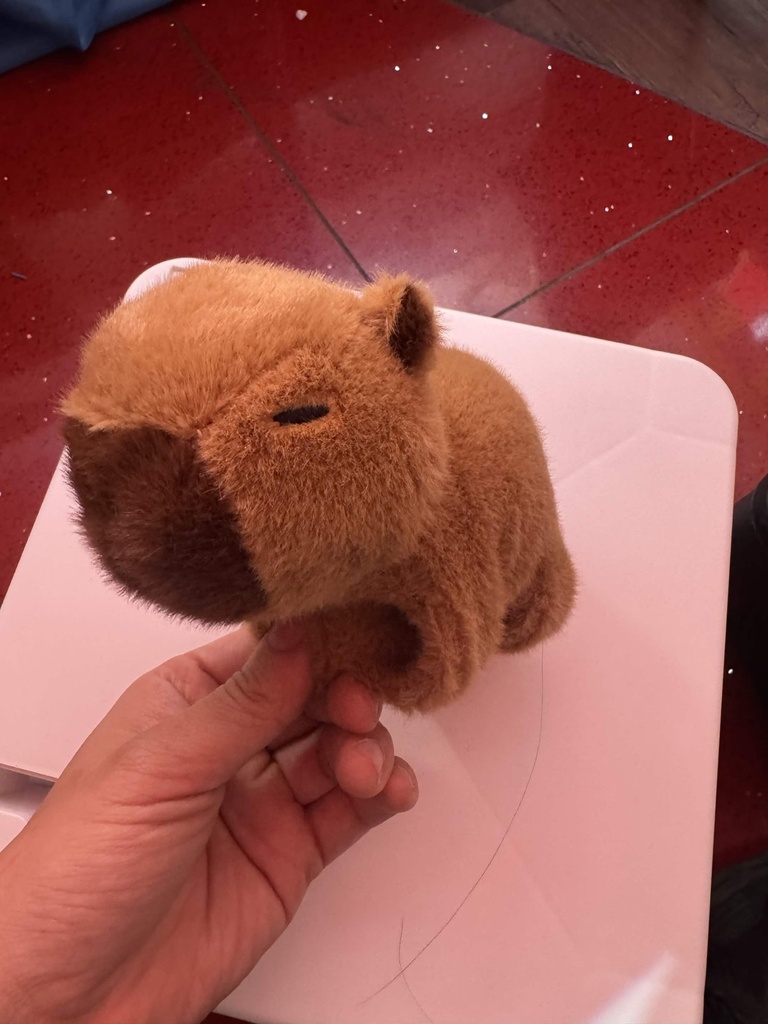 Plush Capybara (plain brown) photo 3