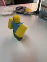 3D Printed Coloring Block Character photo 3