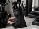 Goth Corset Makeup Organizer Brush Holder photo 2