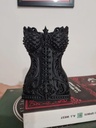 Goth Corset Makeup Organizer Brush Holder photo 5
