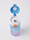Kids Matte Gradient Thermos Bottle with Straw and Cute Stickers photo 4