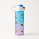 Kids Matte Gradient Thermos Bottle with Straw and Cute Stickers photo 6