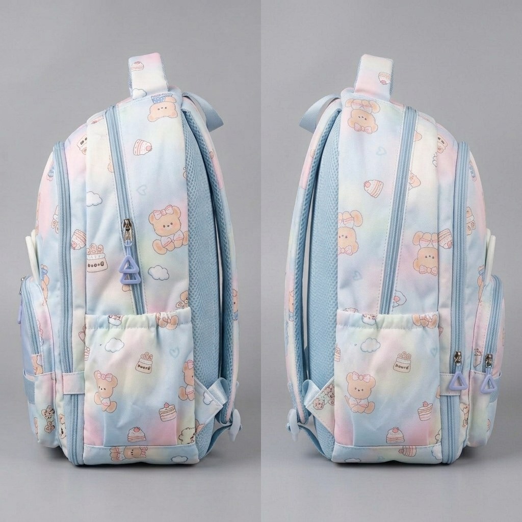 Blue Kids Bear Backpack photo 4