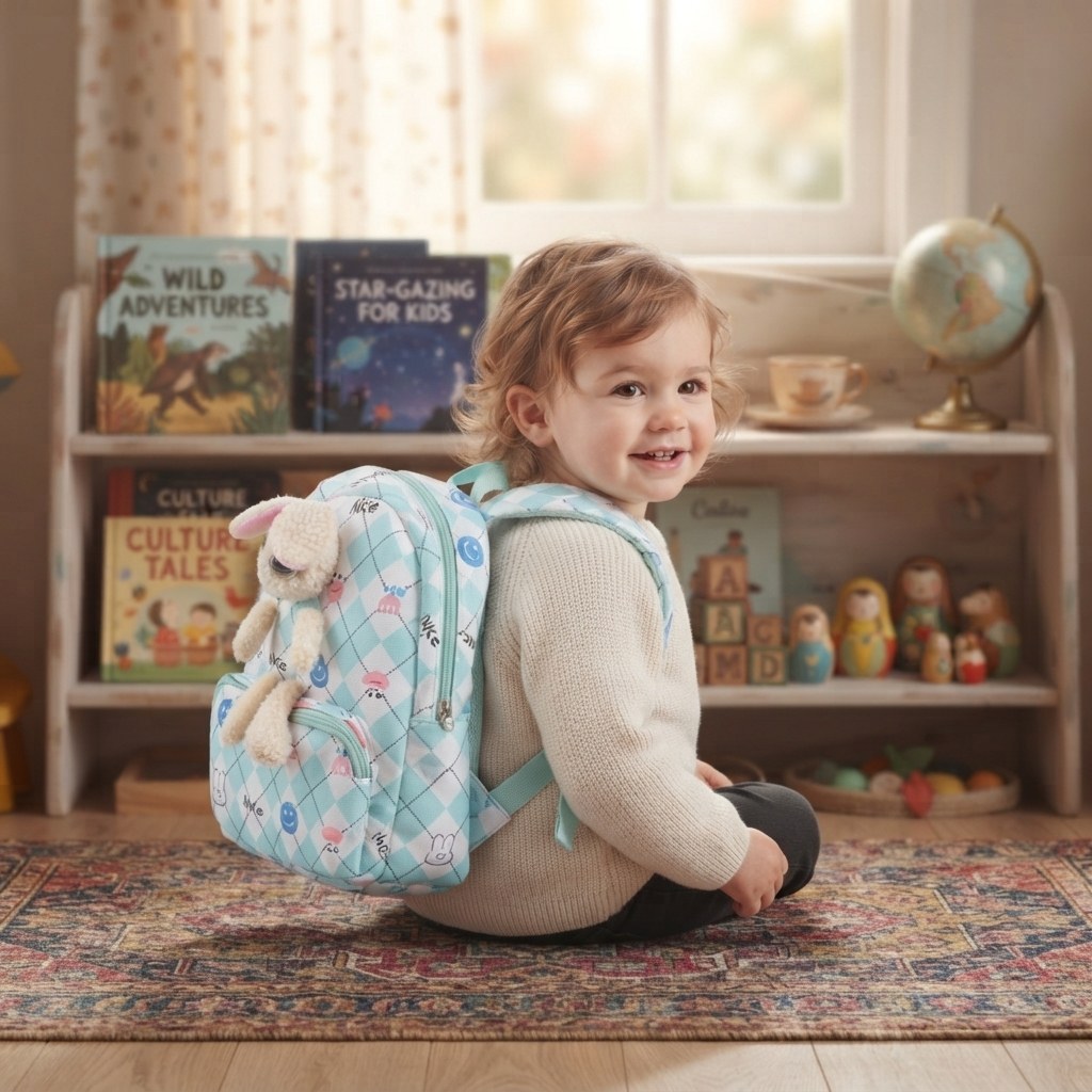 Blue Bunny Kids Backpack photo 2