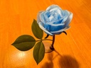 3D Printed Rose Flower with Stem photo 6