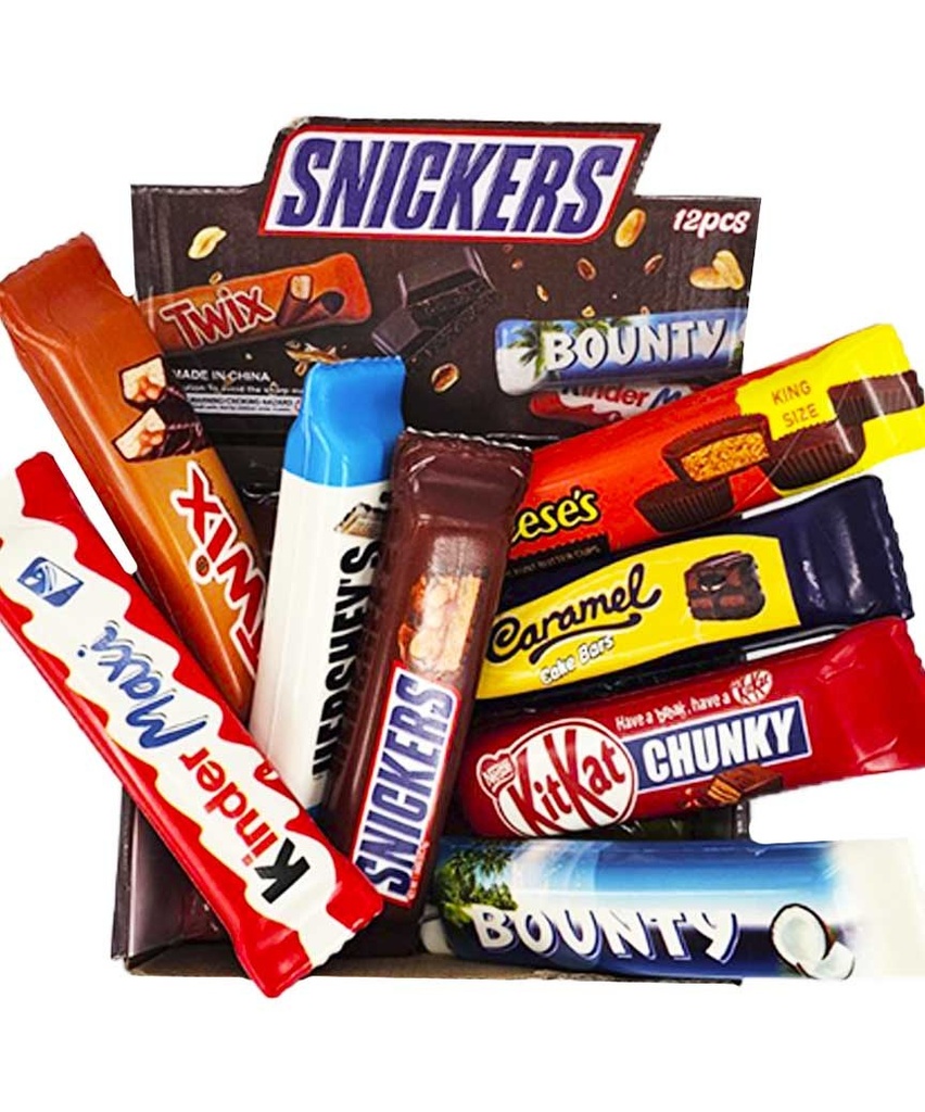 Candy Bar Squishy Toy 20 cm – Assorted Designs – supplier photo 2