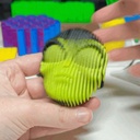 3D Printed Quantum See-Through Alien Fidget – See-through motion effect