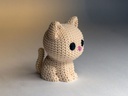 Knitted Kitty – side view