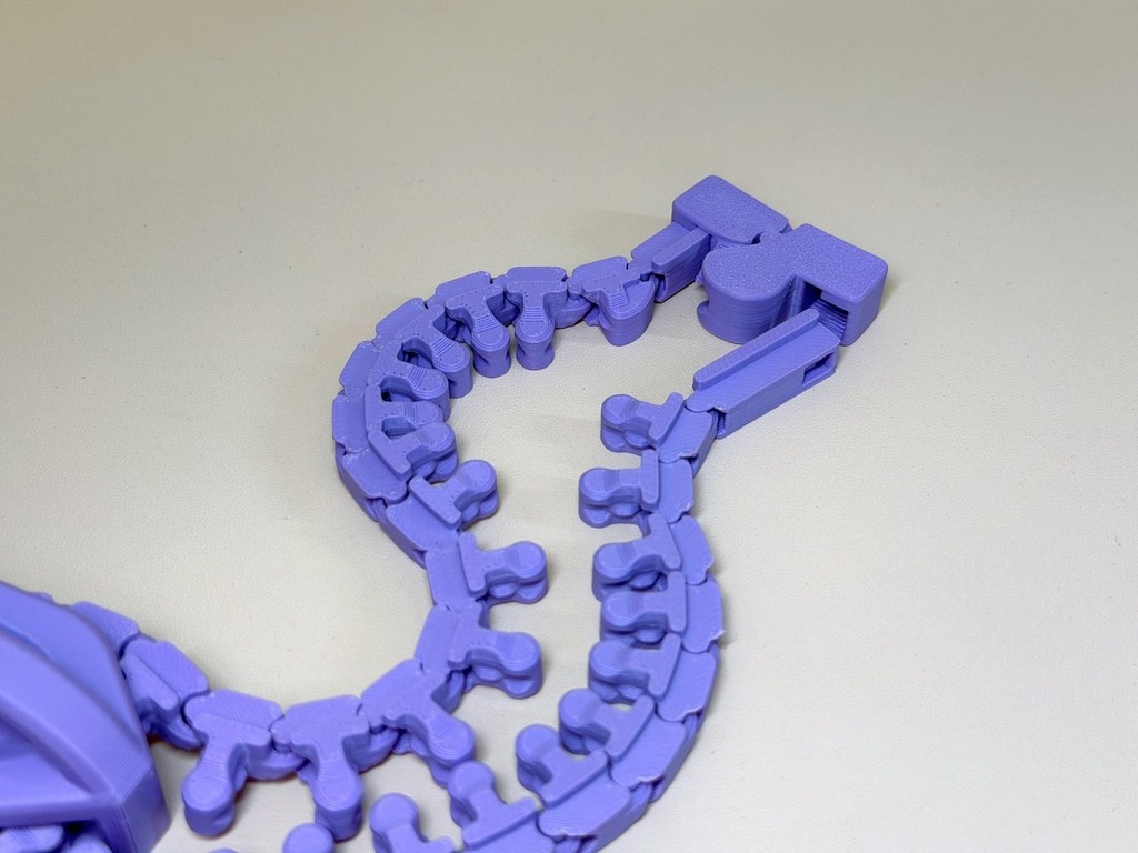 3D Printed Flexi Zipper Fidget Toy photo 6