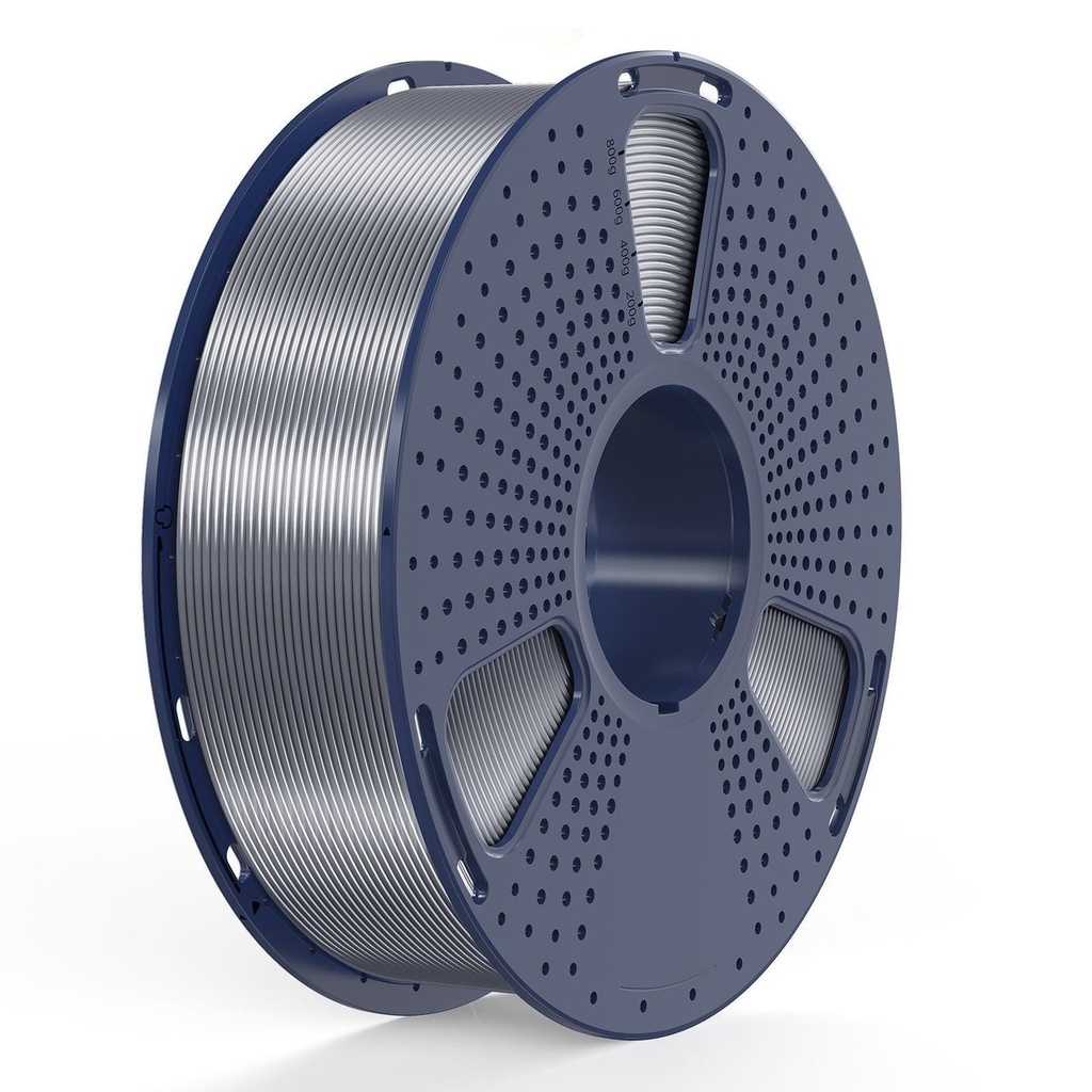 Filament SUNLU Silk PLA+ 1.75 mm Grey, 1 kg — photo 3