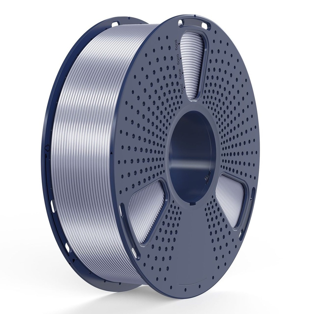 Filament SUNLU Silk PLA+ 1.75 mm Silver, 1 kg — photo 3