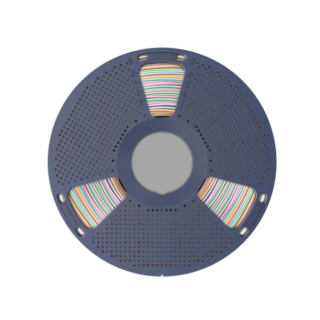 Filament SUNLU Silk PLA+ 1.75 mm Rainbow №4 , 1 kg — photo 2