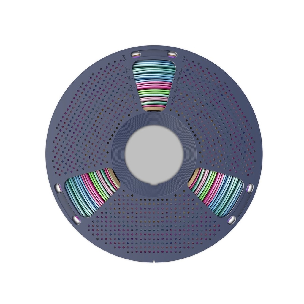 Filament SUNLU Silk PLA+ 1.75 mm Rainbow №6, 1 kg — photo 2