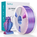 Filament SUNLU Silk PLA+Dual Color Red Blue 1 kg — photo 2
