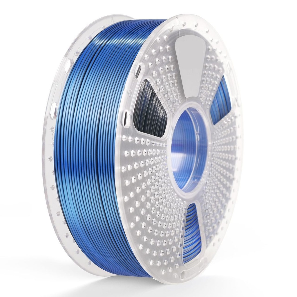Filament SUNLU Silk PLA+ Dual Color 1.75 mm Black Blue, 1 kg — photo 4