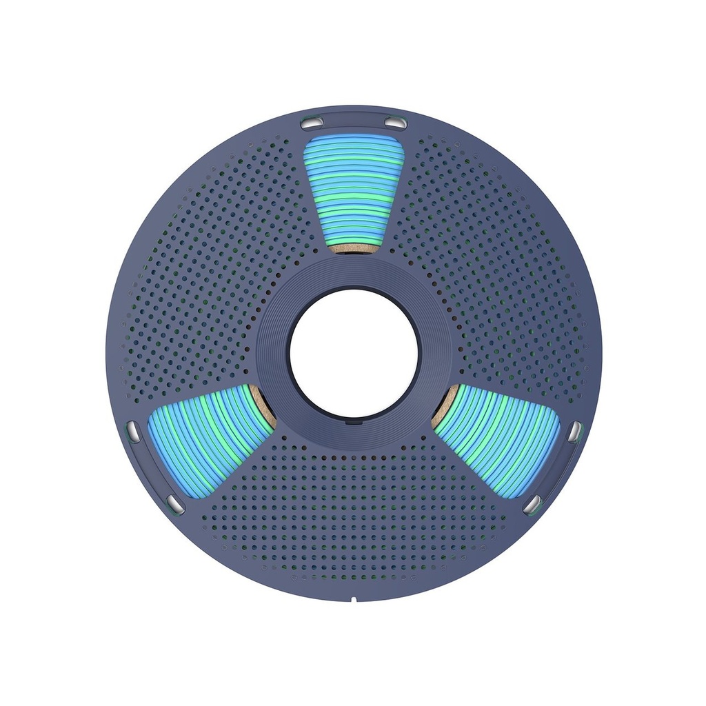 Filament SUNLU Silk PLA+ Dual Color 1.75 mm Blue Green, 1 kg — photo 3