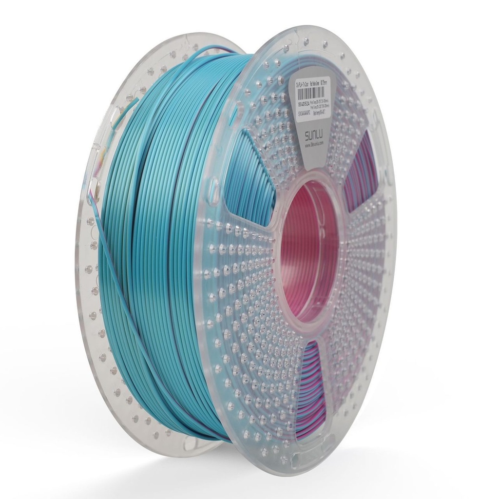 Filament SUNLU Silk PLA+ Tri Color 1.75 mm Red Yellow Green, 1 kg — photo 3