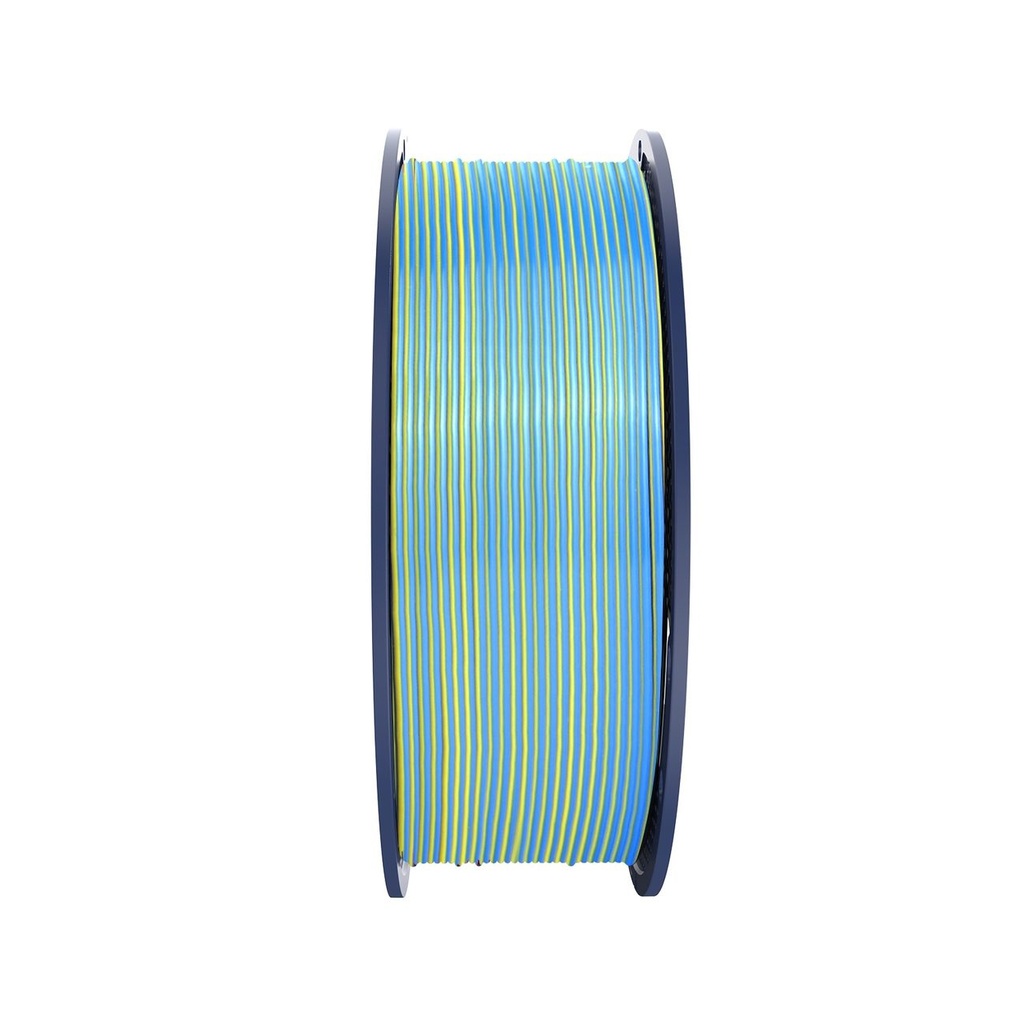Filament SUNLU Silk PLA+ Four Color 1.75 mm Blue Purple Orange Yellow/BluePurpleOrangeYellow, 1 kg — photo 3