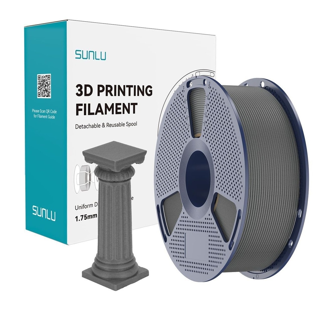 Filament SUNLU HS PLA Marble Ash Concrete/Marble Ashen Concrete, 1 kg — photo 3