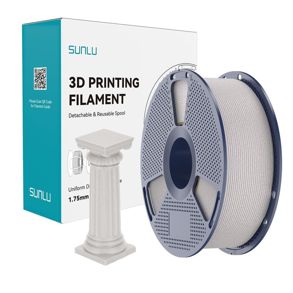 Filament SUNLU HS PLA Marble Storm Shadow Storm Marble, 1 kg — photo 3