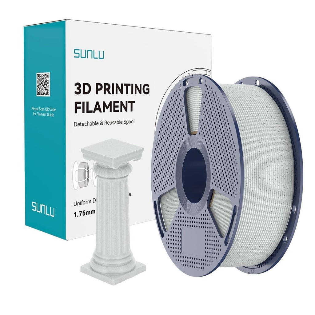 Filament SUNLU HS PLA Marble Forest-Green/Forest Green Marble, 1 kg — photo 3